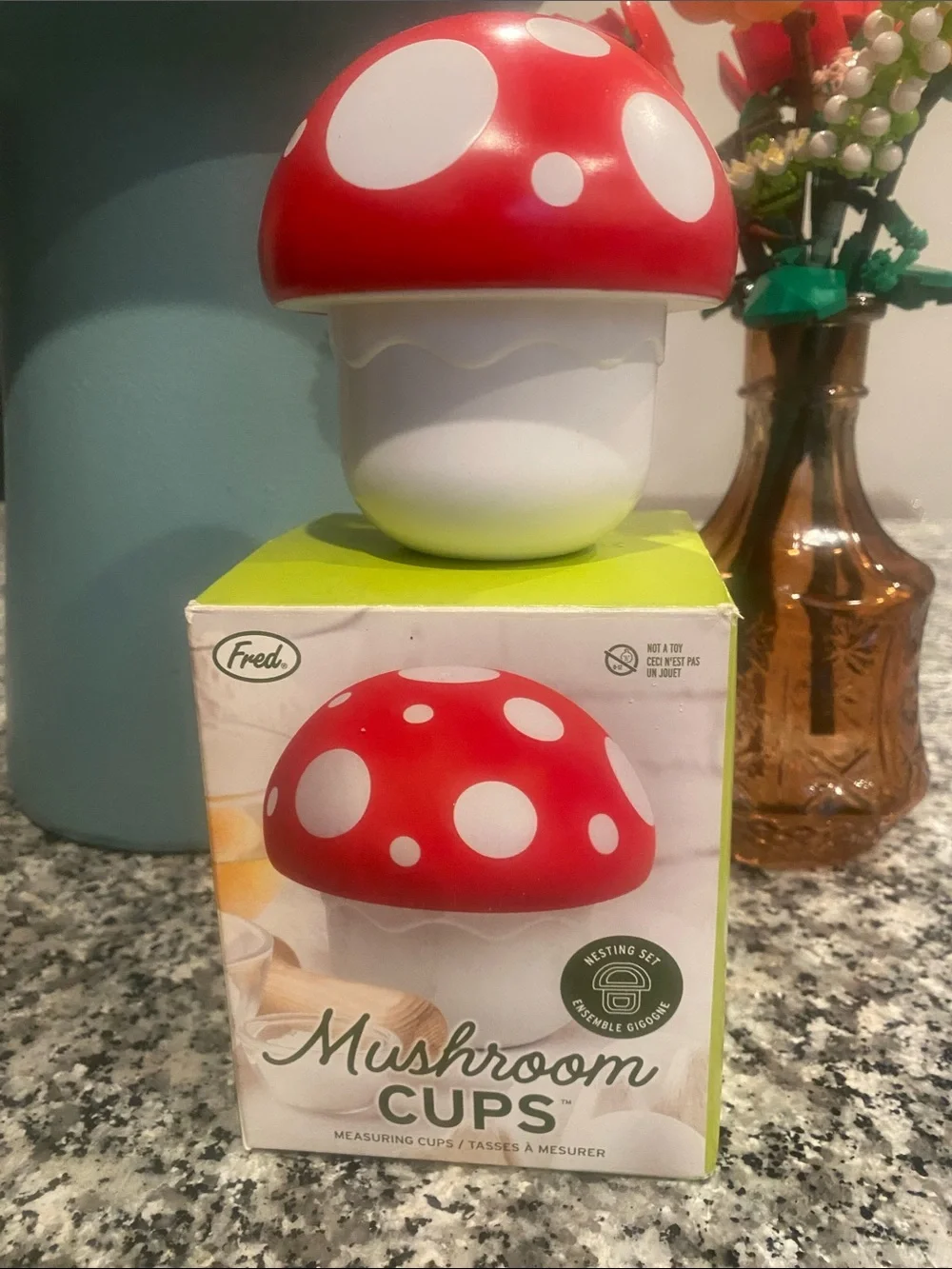 NWB FRED Mushroom Nesting Measuring Cups